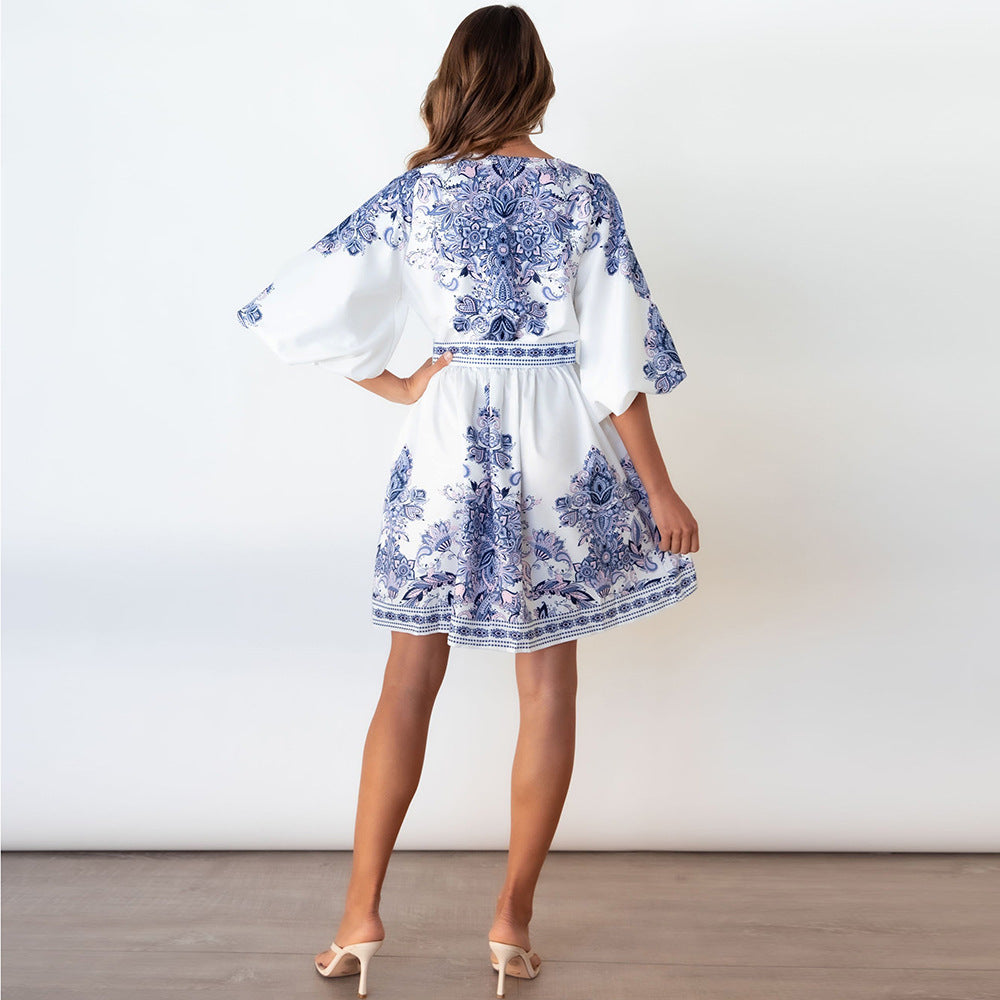 To Path Paradise Embroidered Shift Dress