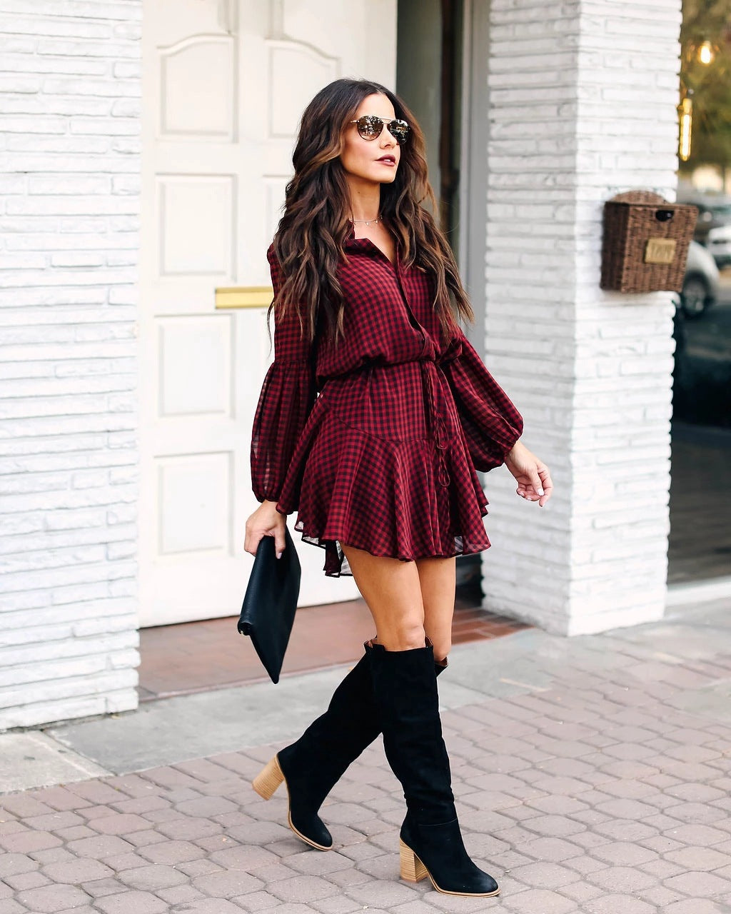 Island Rhode Bell Sleeve Tiered Dress
