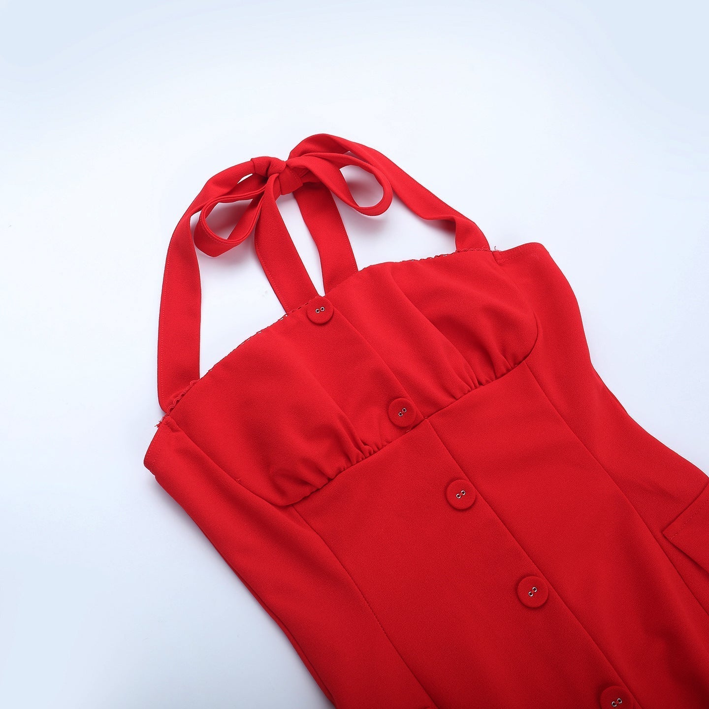 Midi Carnes Dress Red