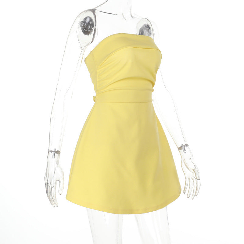 Mini Tansy Dress Yellow