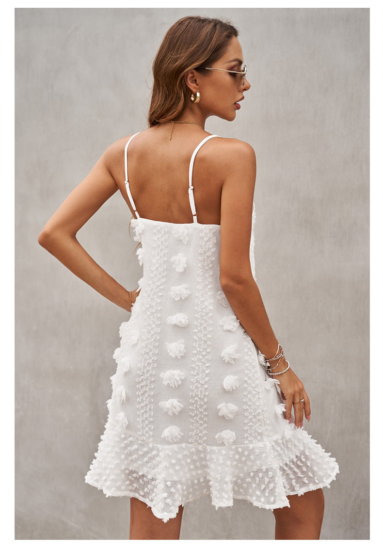 Winds Prairie Textured Tie Dress Natural