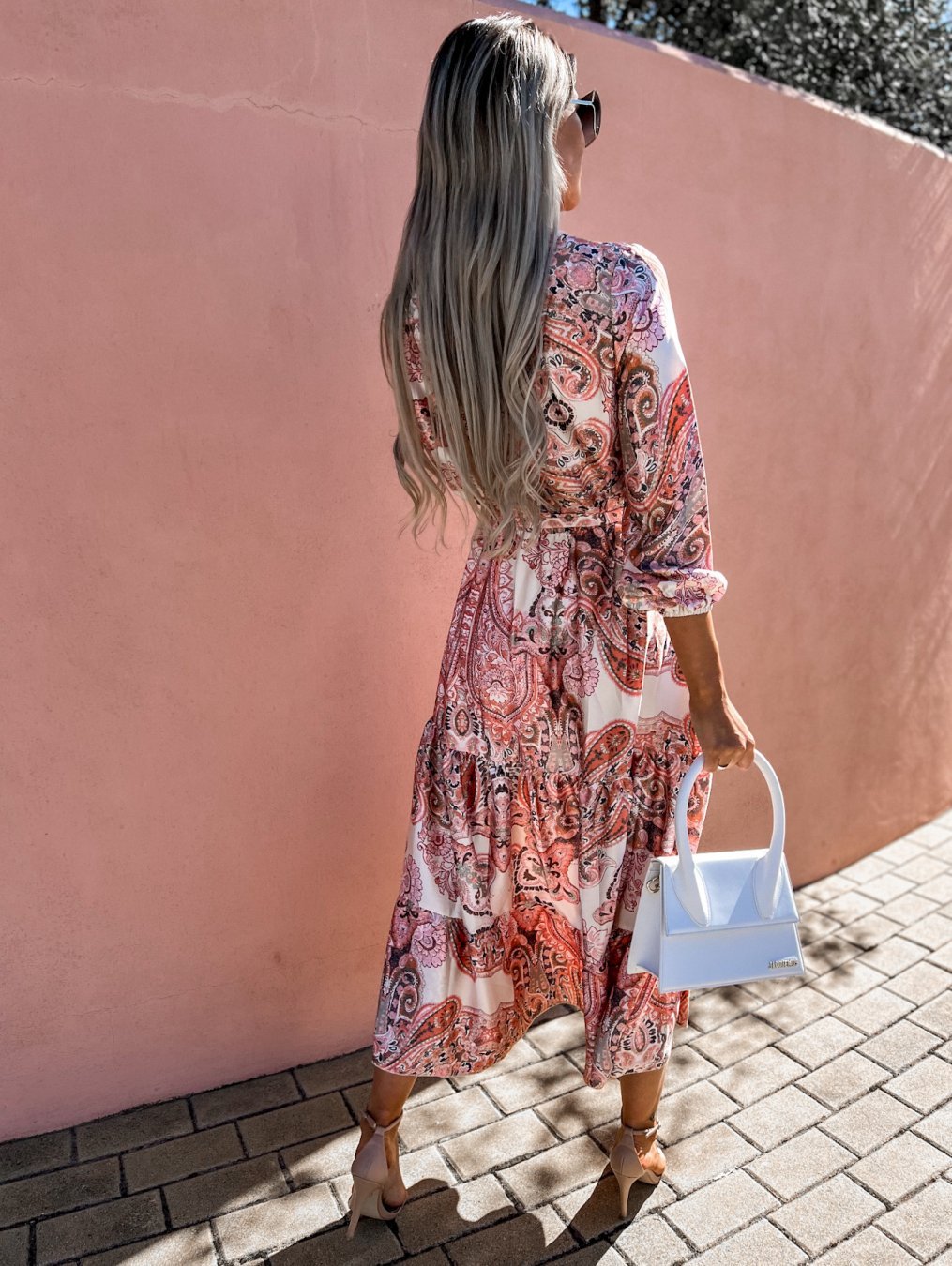 Printed Katerina Tiered Midi Dress FINAL