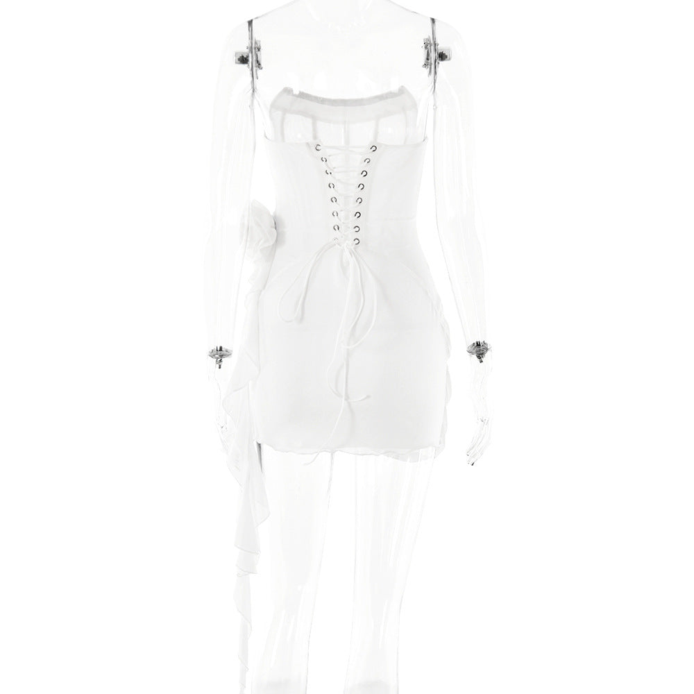 Mini Lorene Dress White