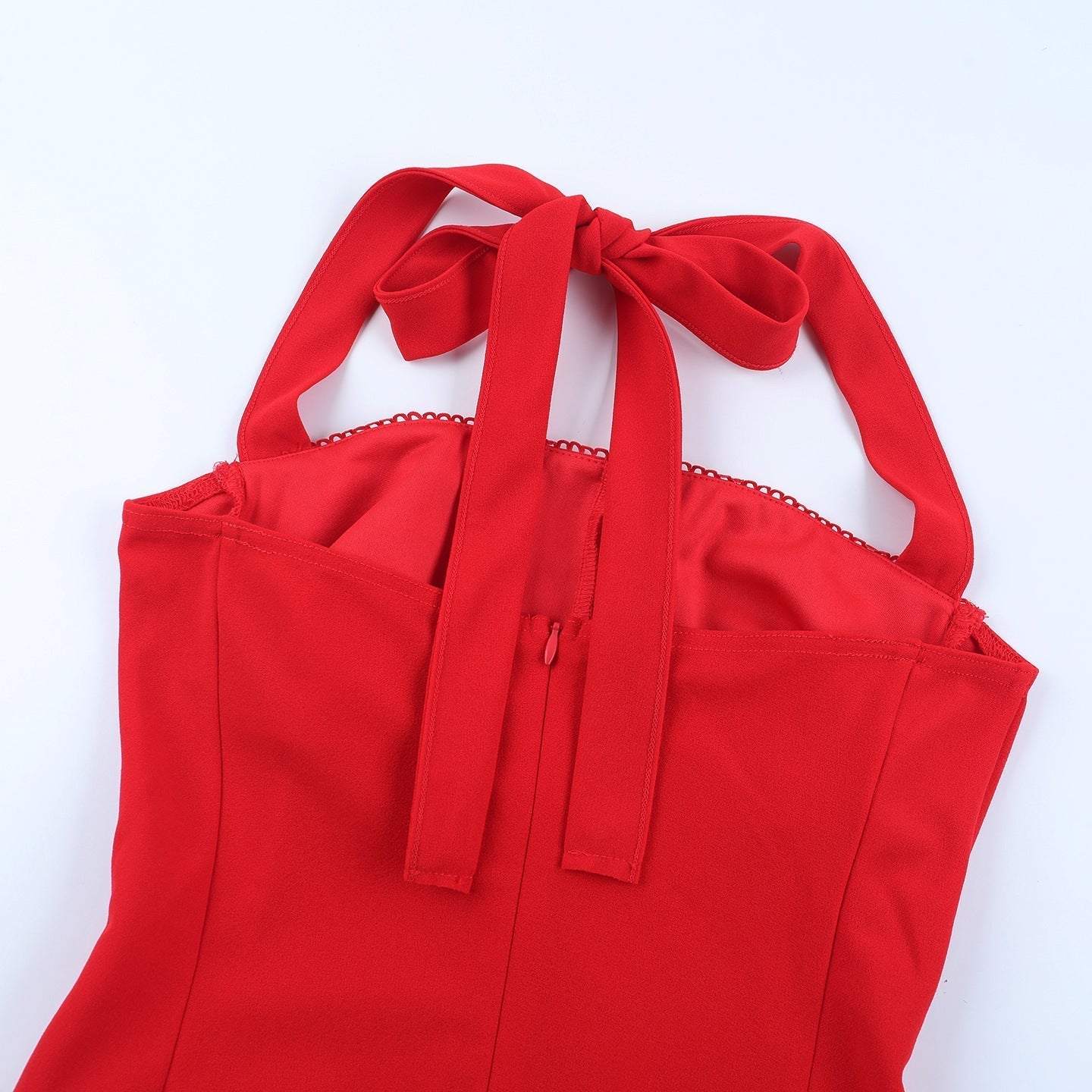 Midi Carnes Dress Red