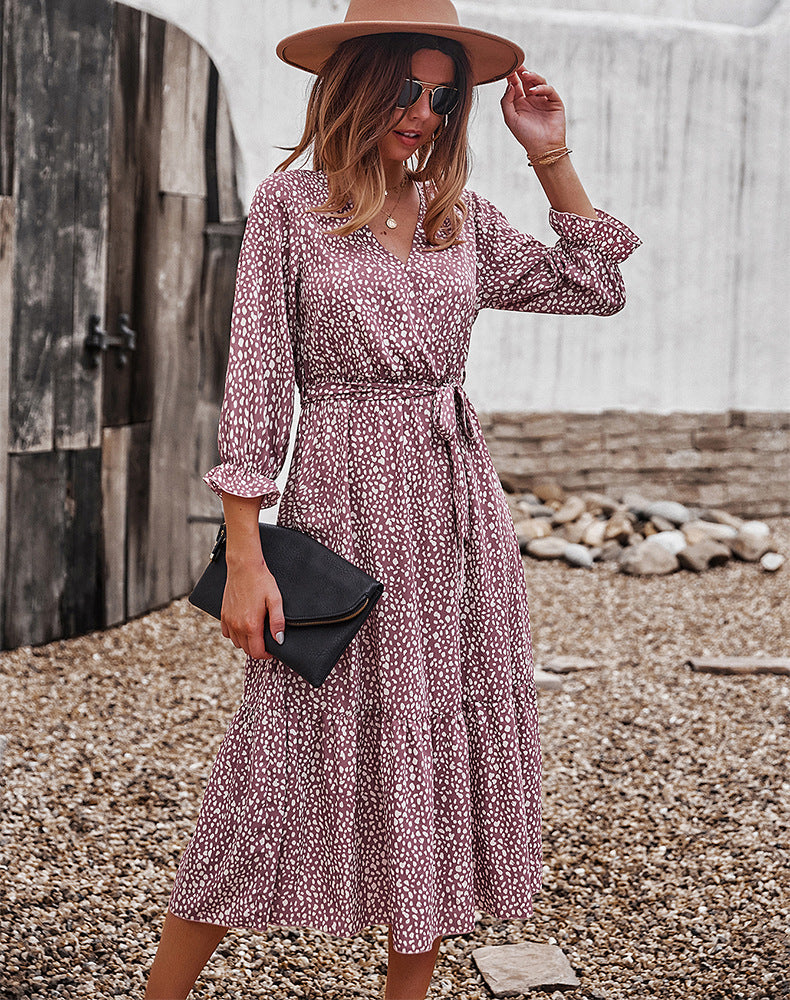 Sylvie Flower Shirred Midi Dress FINAL