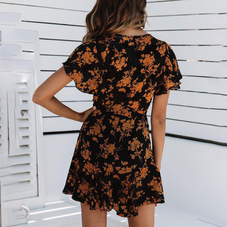 Wish You Well Flower Versatile Kimono Dress