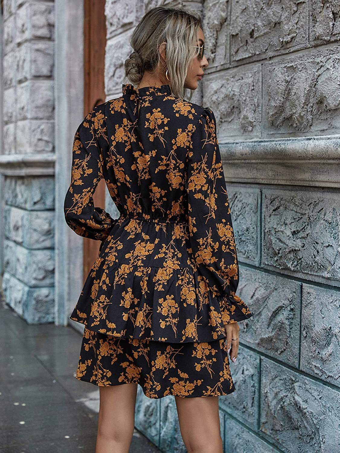 Me Confidently Adjustable Balloon Sleeve Dress FINAL