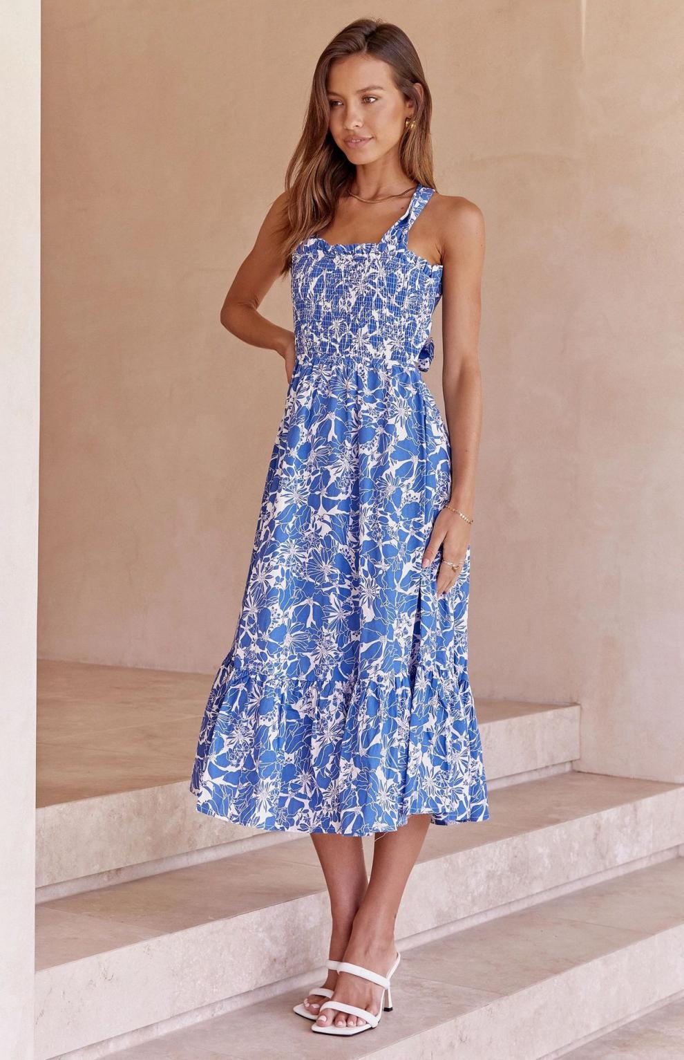 Excursion Bloom Midi Dress