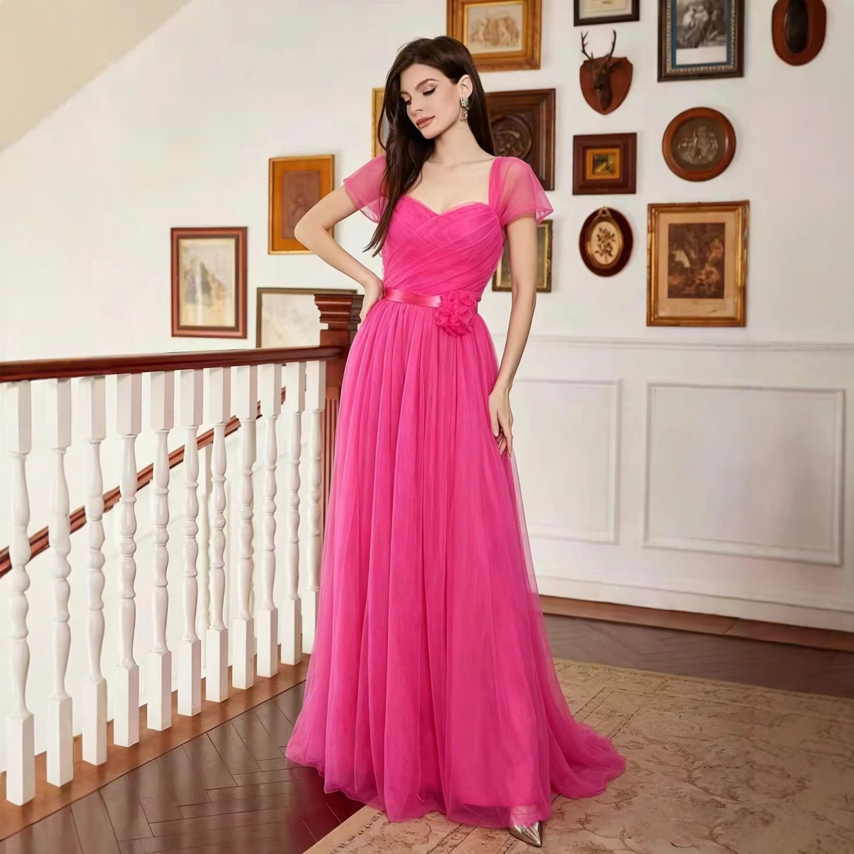 Cocktail Evening Gown Prom Women Dress Graceful Long