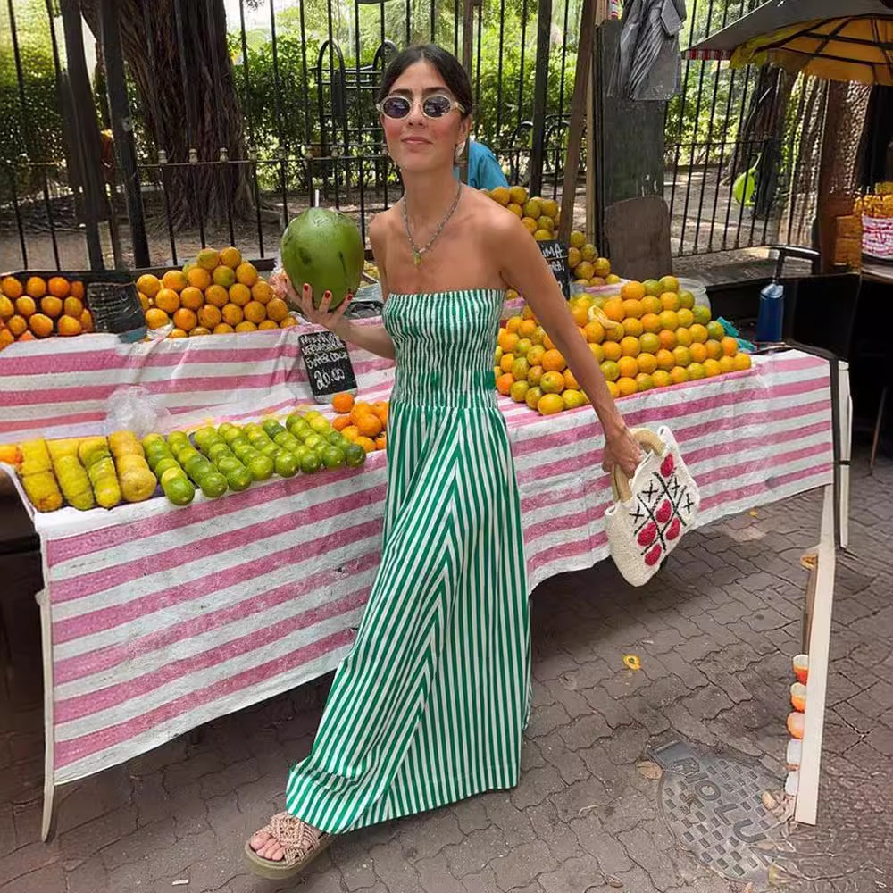 Midi Damaris Dress Green