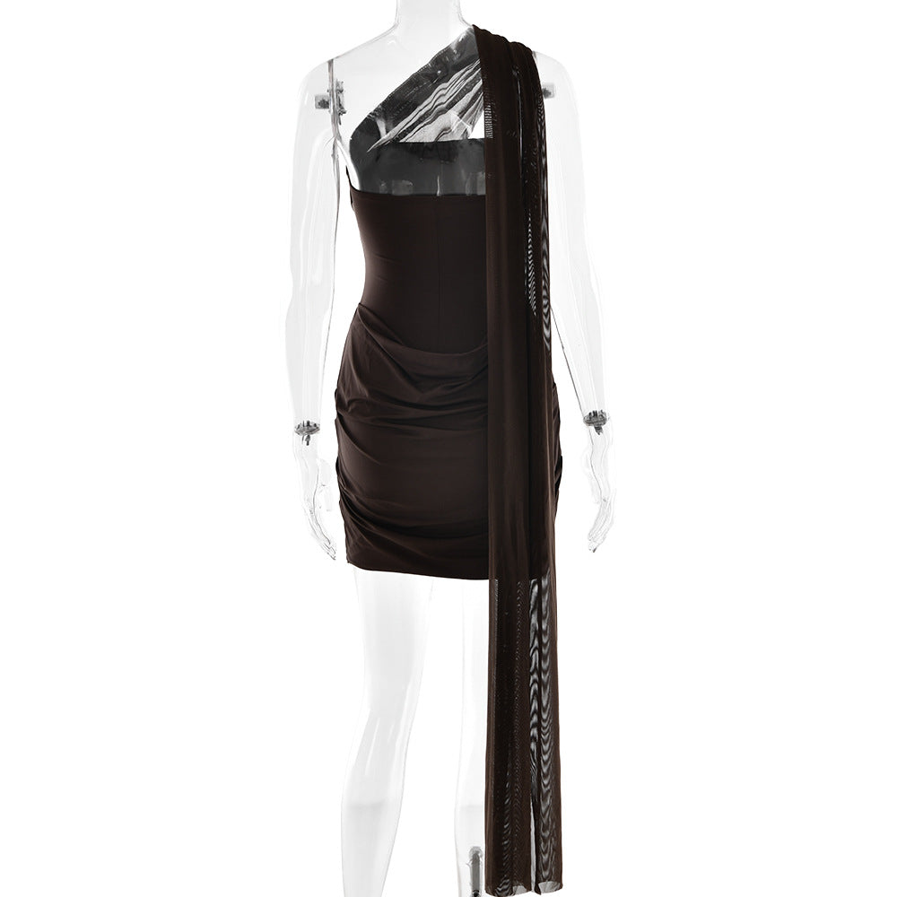 Mini Wintour Dress Brown