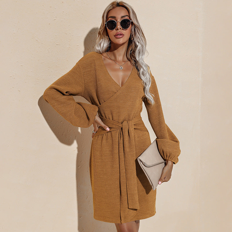 Drape Rebecca Knit Sweater Dress FINAL
