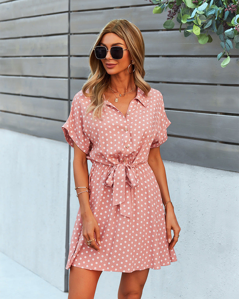 Polka Playful Dot Versatile Kimono Dress