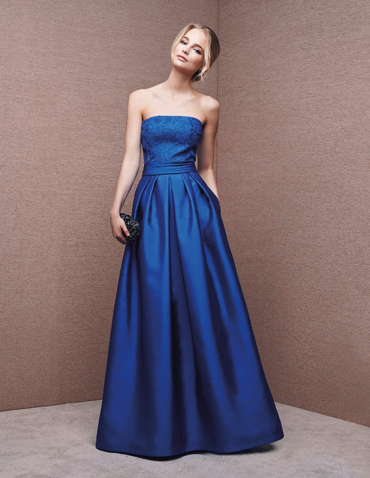 Royal Blue Evening Dress Bridal Graceful Toast Dress Long Wedding Dress Performance Cocktail Party