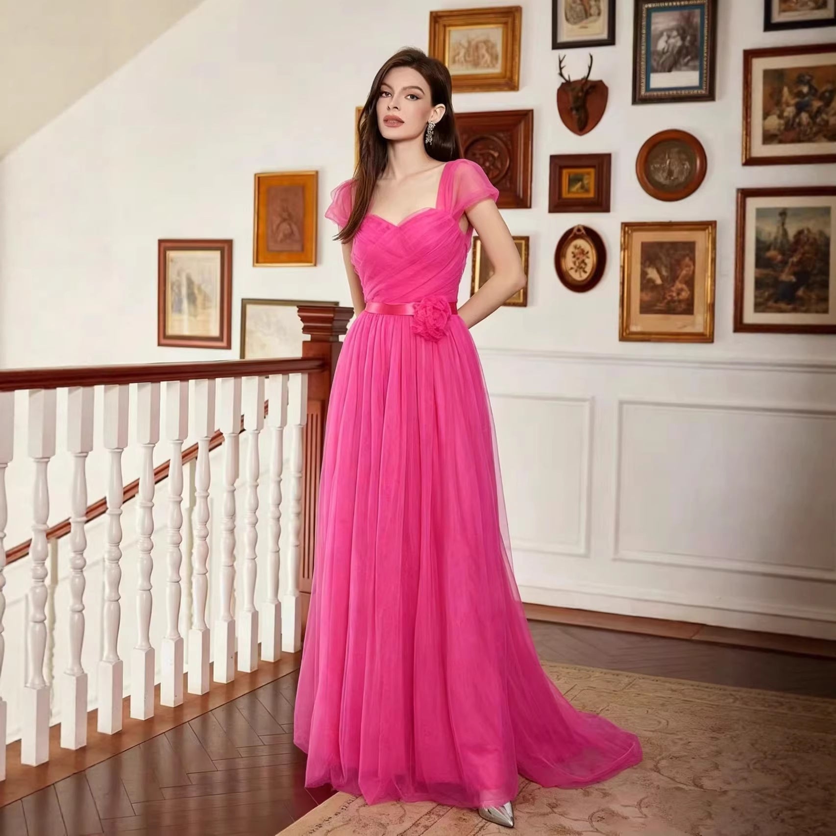 Cocktail Evening Gown Prom Women Dress Graceful Long