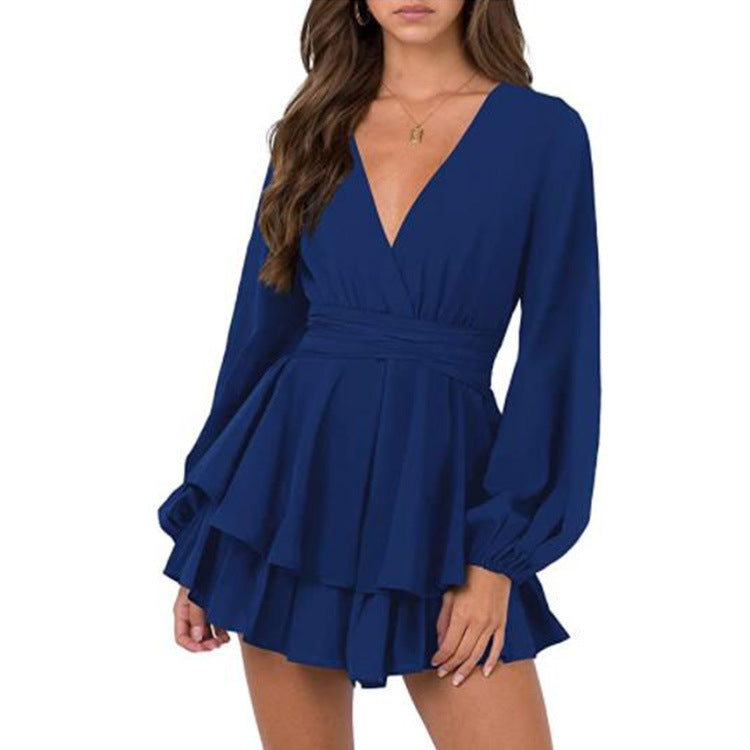 The Dance Night Away Satin Dress Navy FINAL