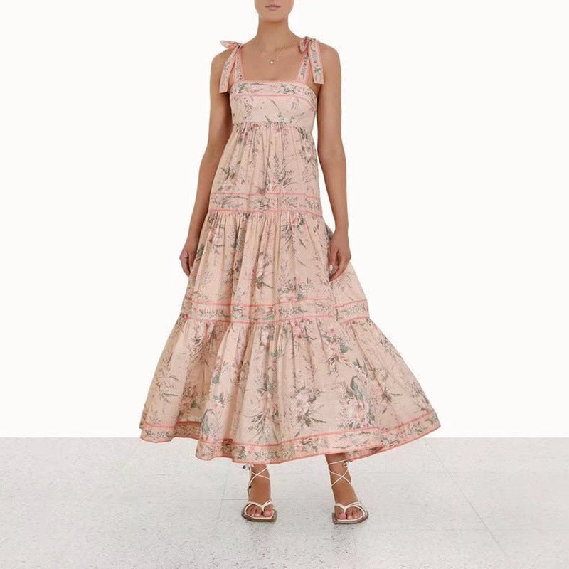 Half Moon Printed Tiered Maxi Dress FINAL