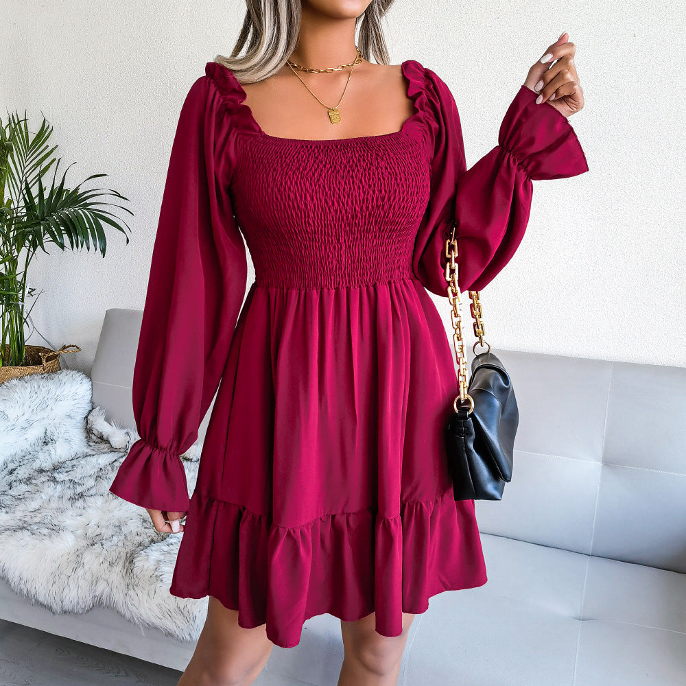 With Starts Love Smocked Dress Wine FINAL