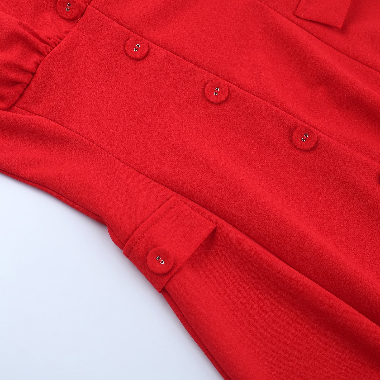 Midi Carnes Dress Red