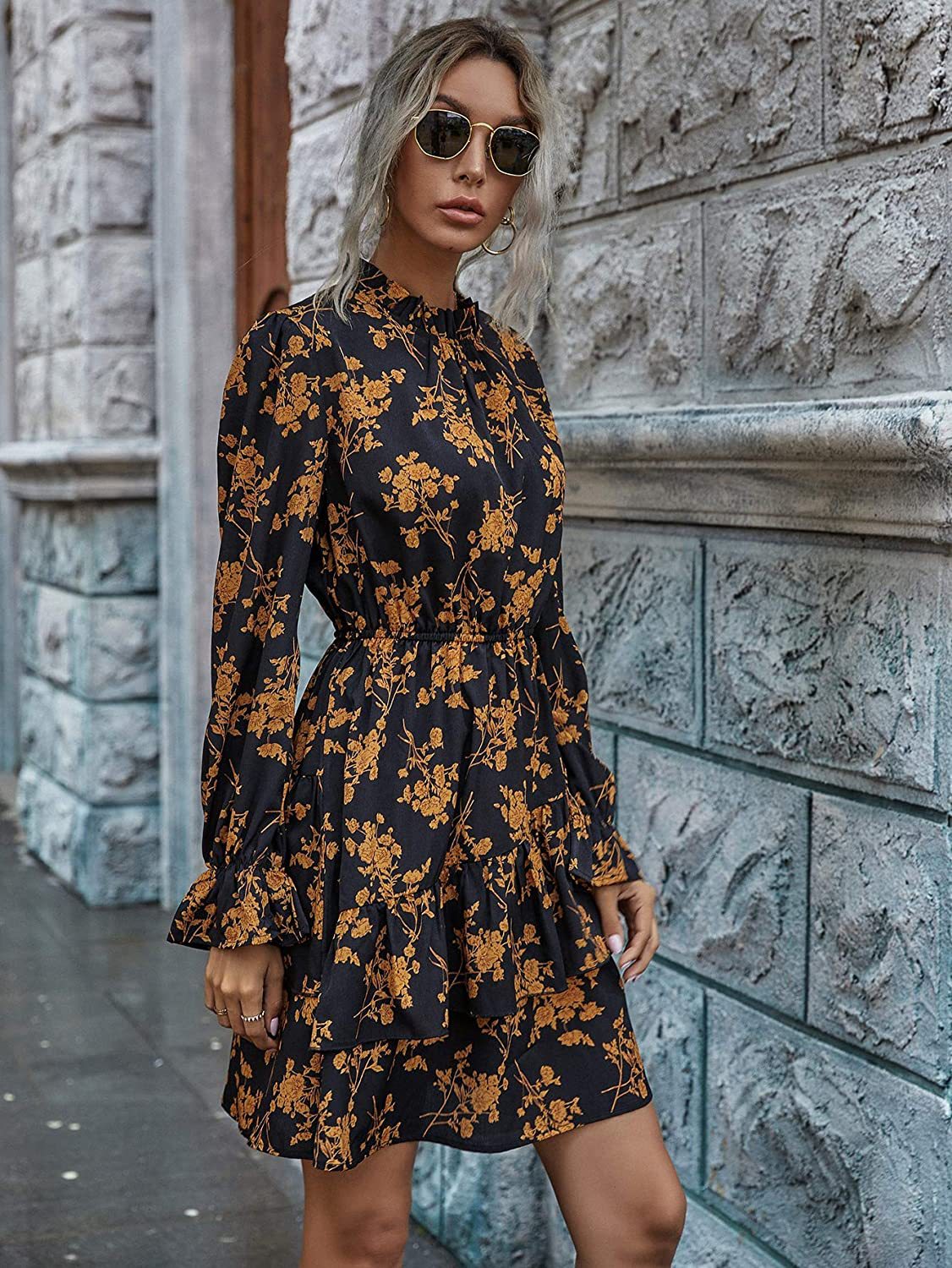 Me Confidently Adjustable Balloon Sleeve Dress FINAL