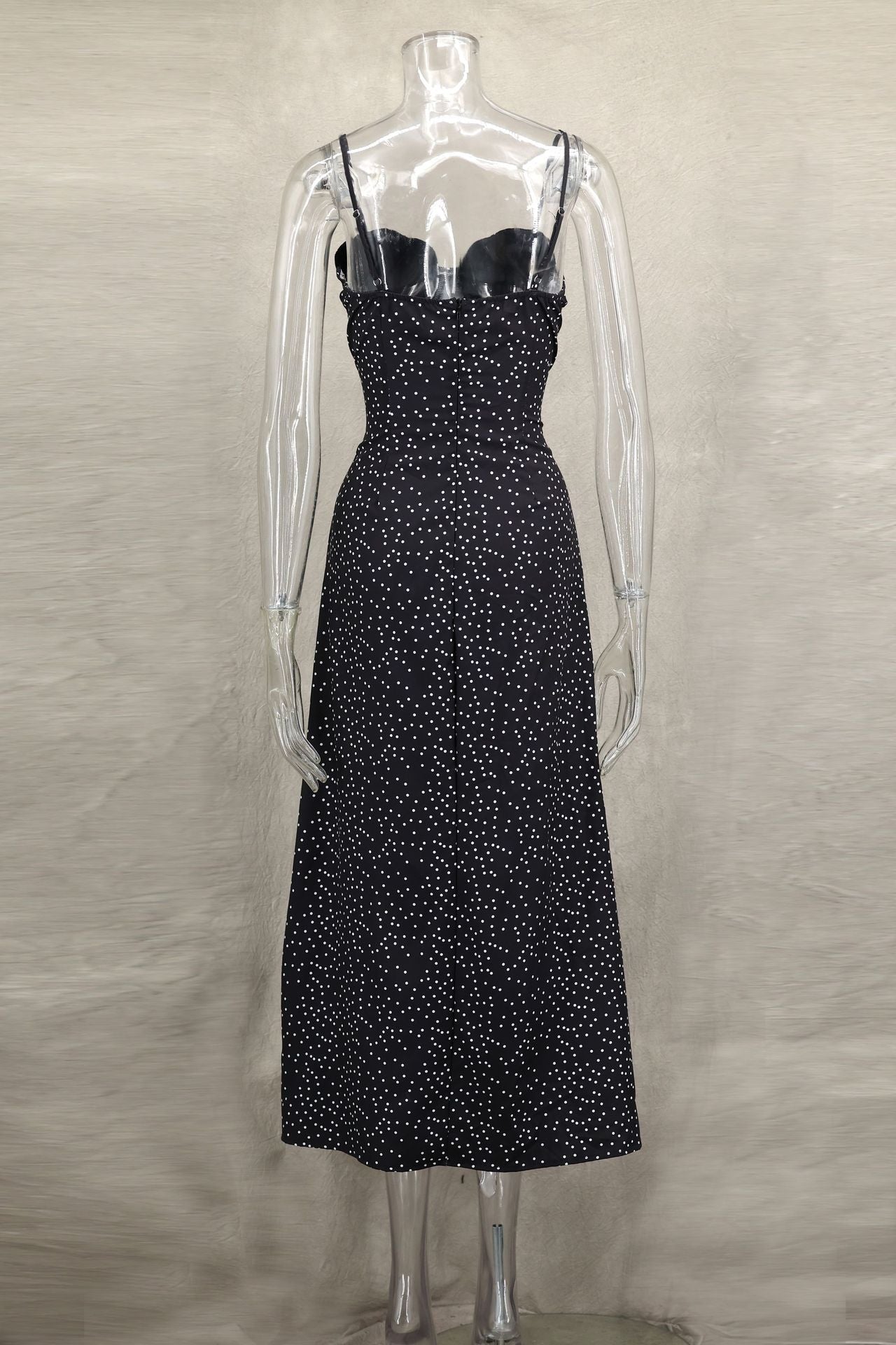 Midi Inkwave Dress Black