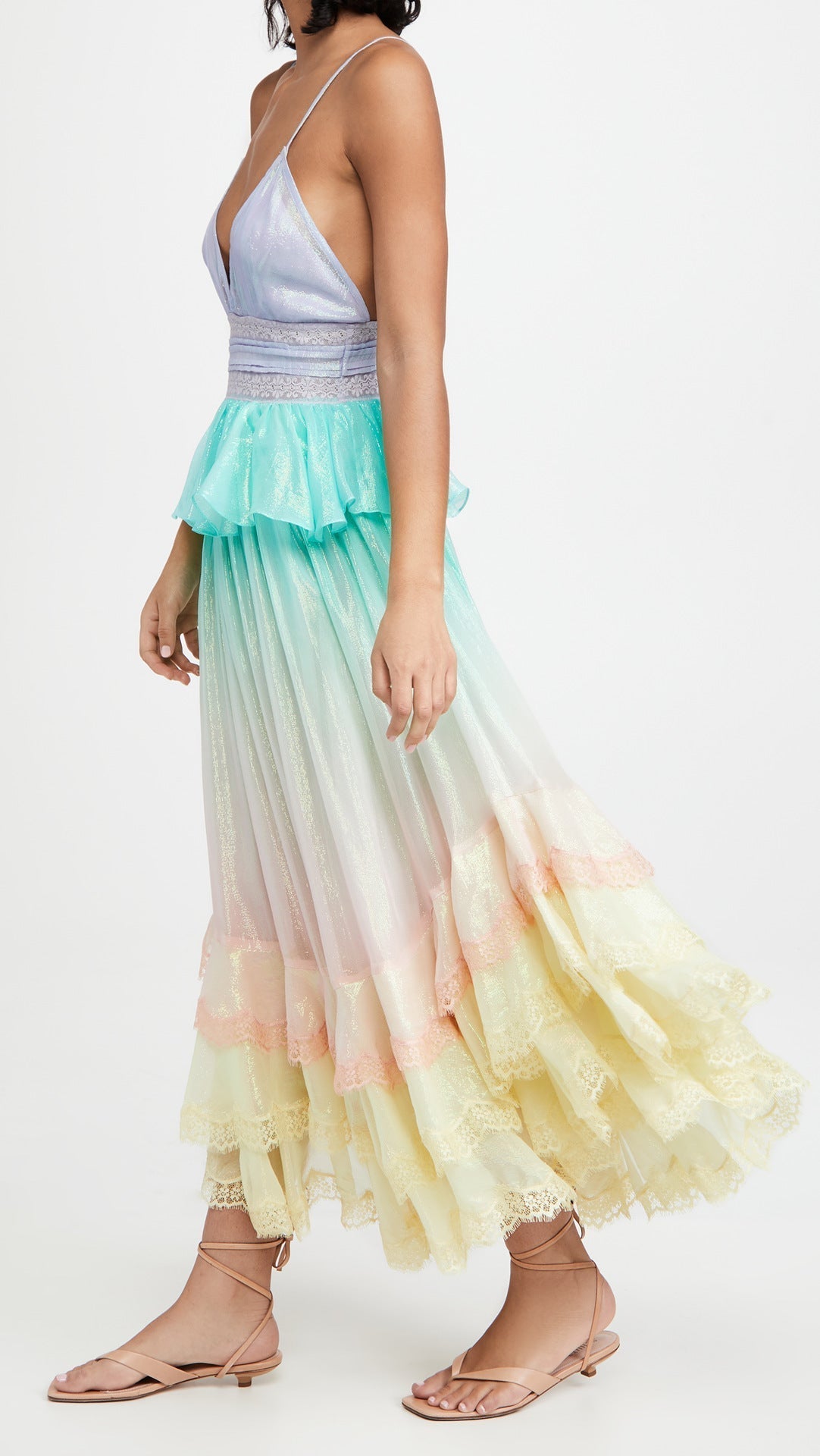 Ruffle Augustin Tiered Midi Dress