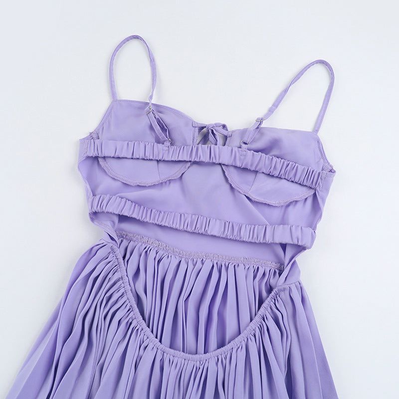 Midi Wisteria Dress Purple