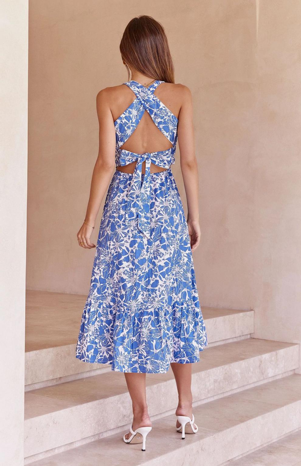 Excursion Bloom Midi Dress