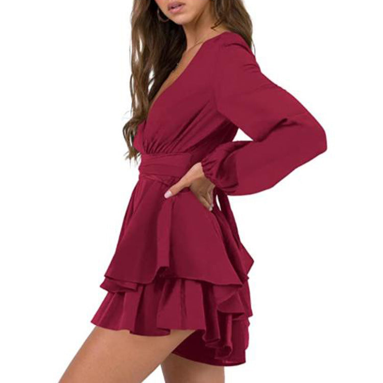 The Dance Night Away Satin Dress Red FINAL