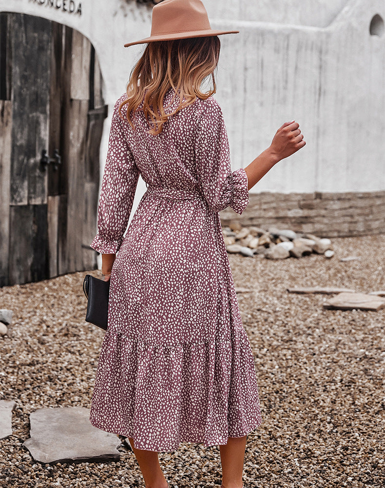 Sylvie Flower Shirred Midi Dress FINAL