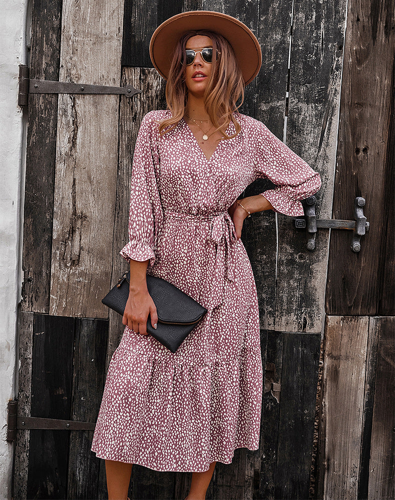 Sylvie Flower Shirred Midi Dress FINAL