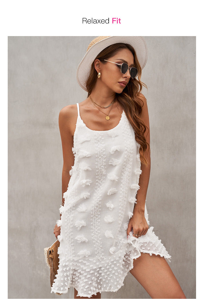 Winds Prairie Textured Tie Dress Natural
