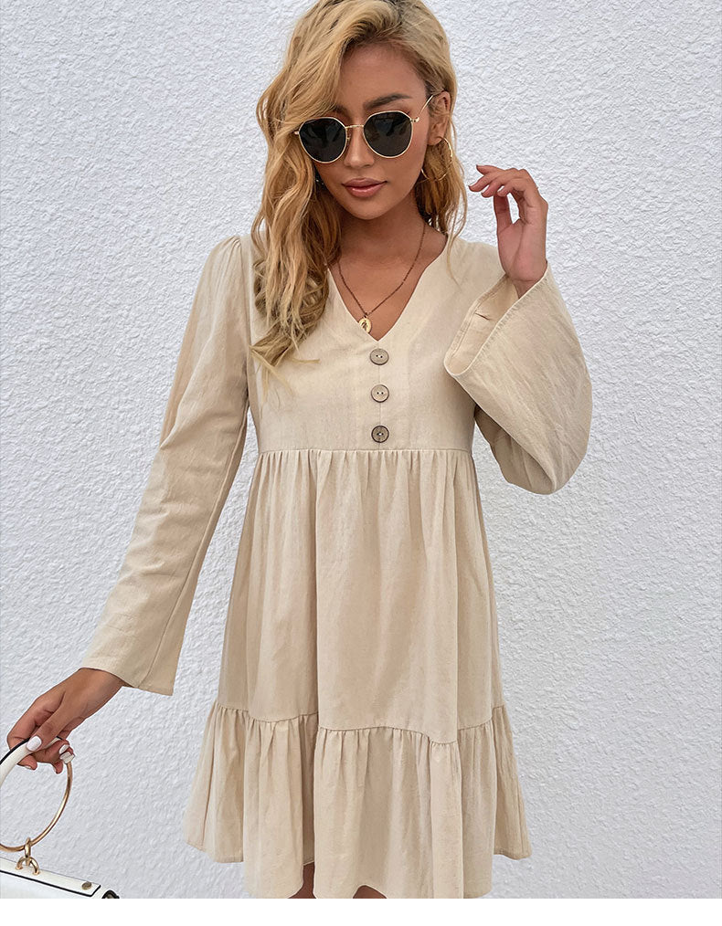 Linen Kelley Blend Shirt Dress