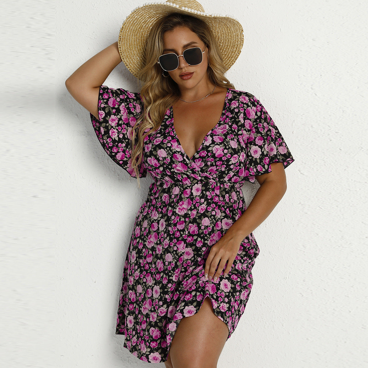 Printed Sutton Tie Dress FINAL