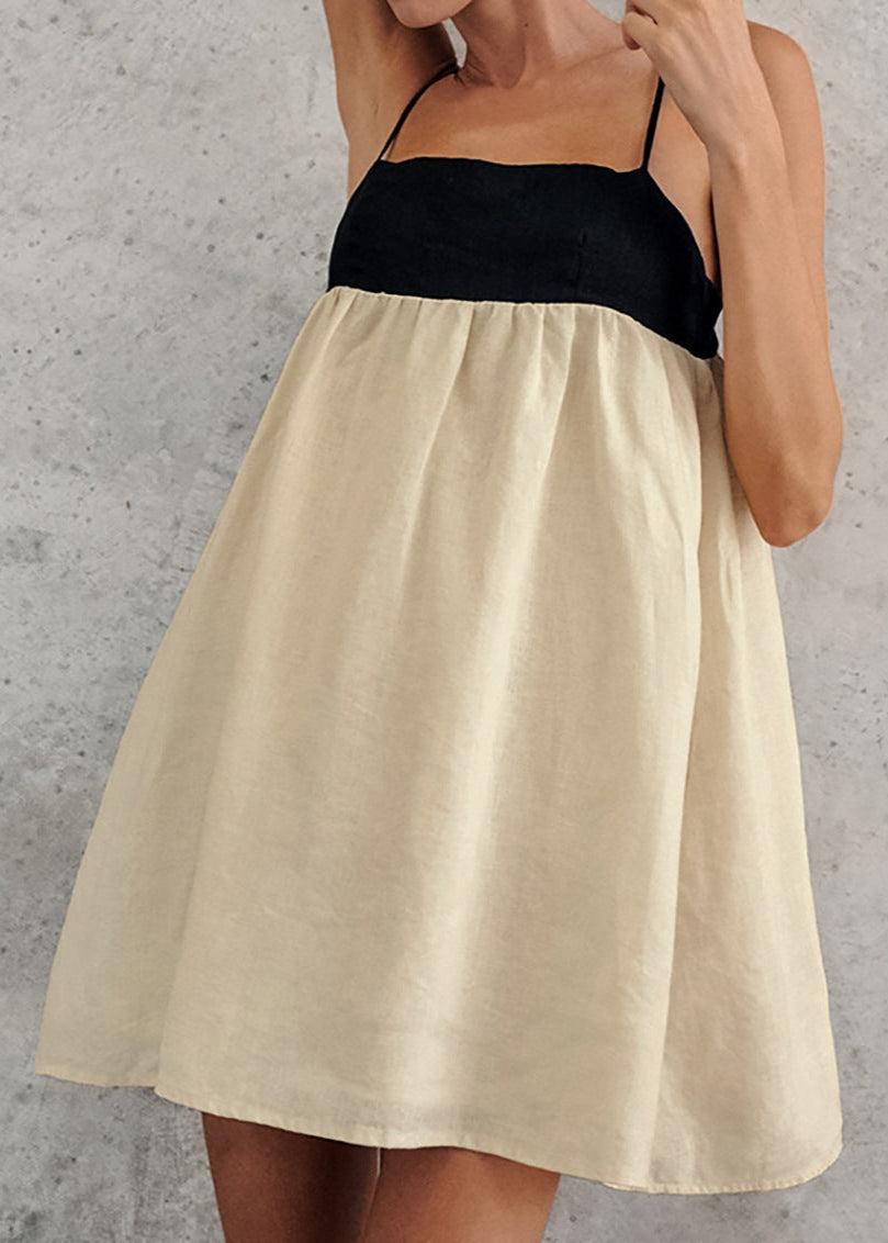 Two Adele Tone A Line Mini Dress
