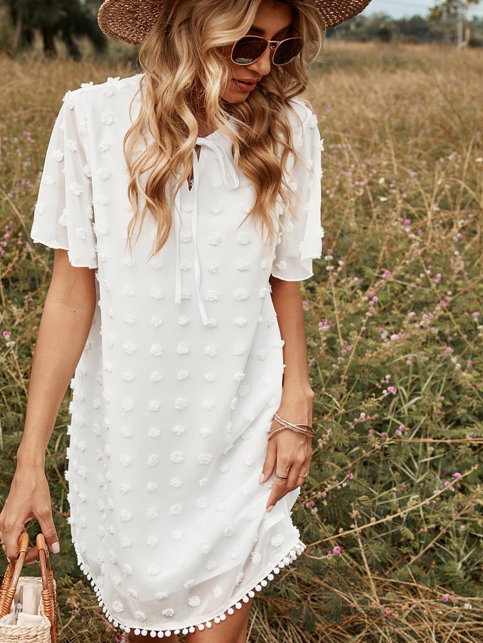 Pom Northstar Sweater Dress