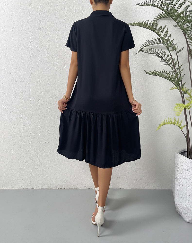 Maria Bloom Shimmer Button Down Dress