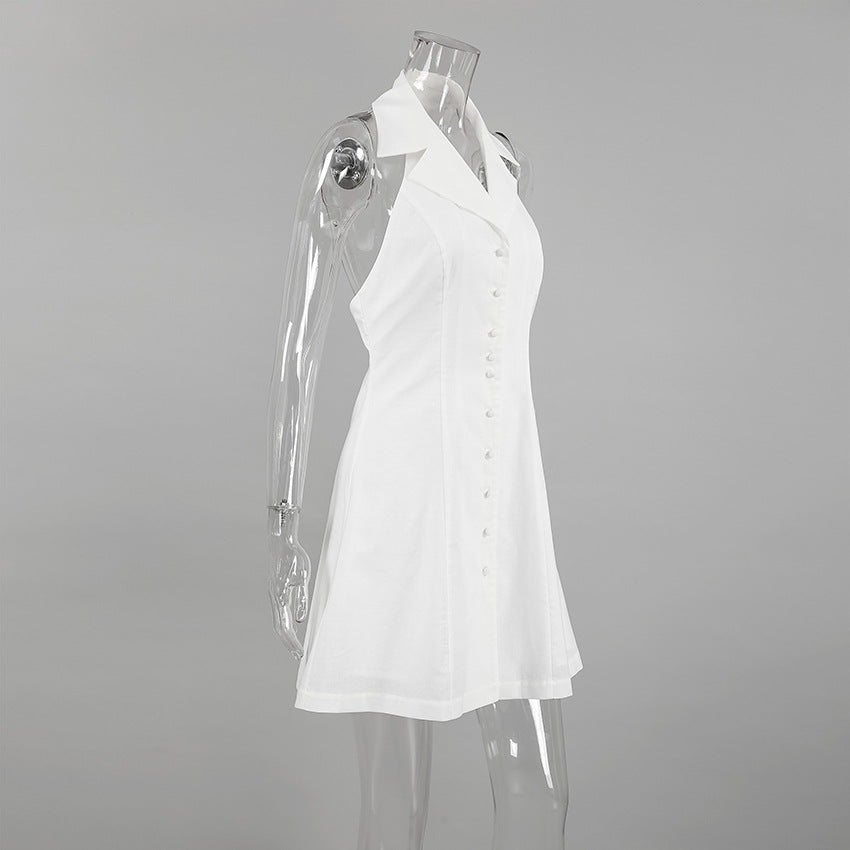 Mini Gatiss Dress White