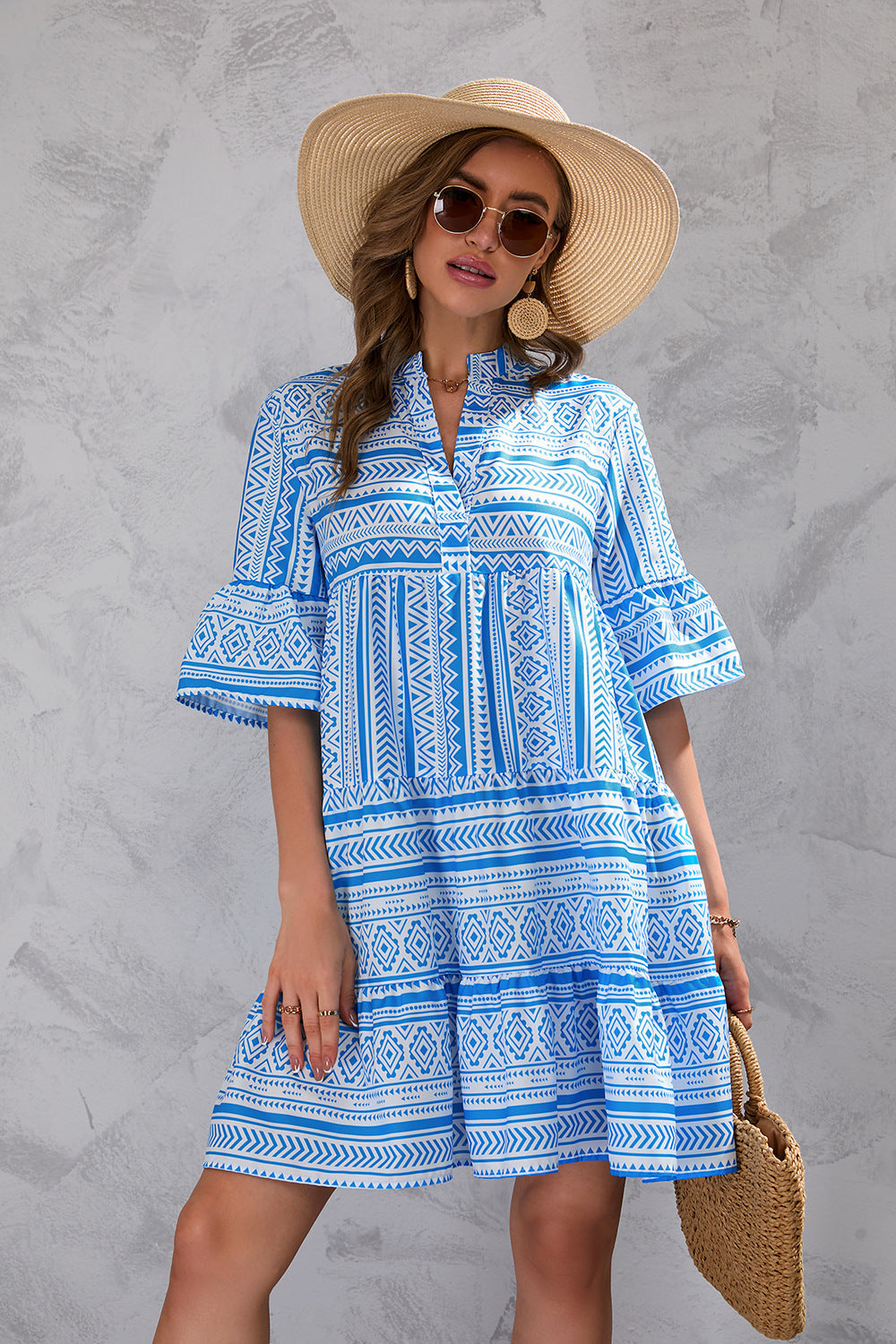 Cotton Creamsicle Woven Cover Up Dress