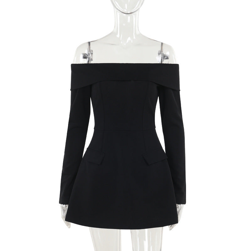 2.0 Barbara Off Shoulder Mini dress Black