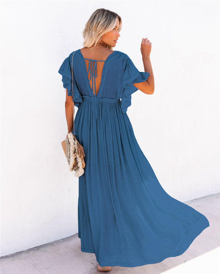 Woven Queenie Shimmer Midi Dress Teal