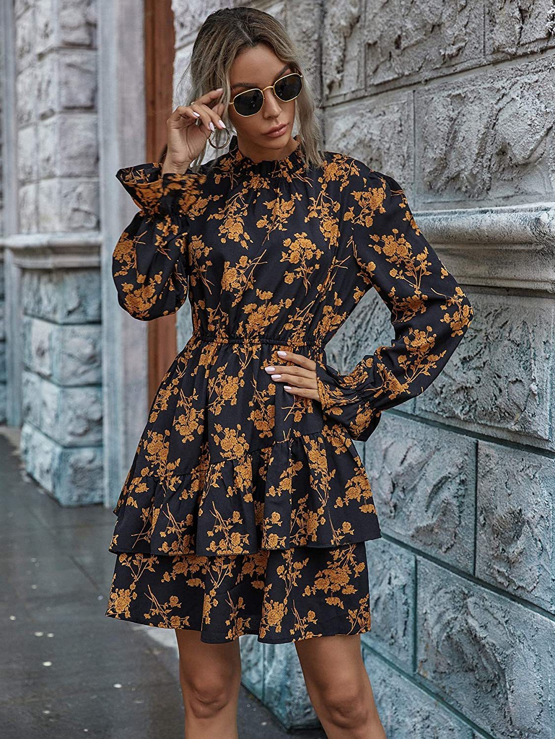 Me Confidently Adjustable Balloon Sleeve Dress FINAL