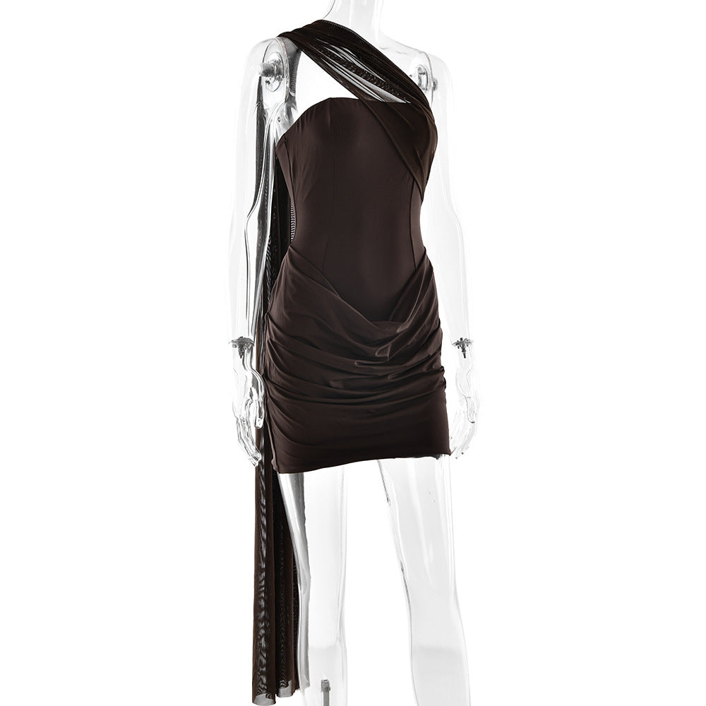 Mini Wintour Dress Brown