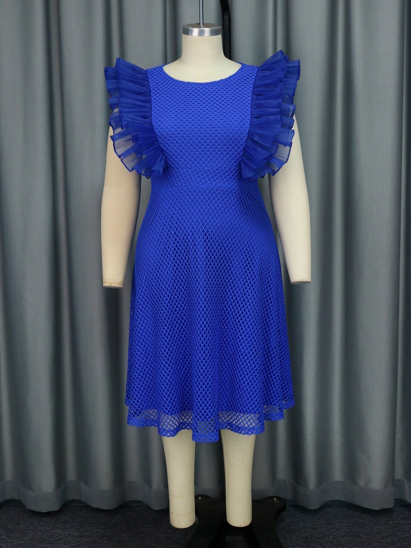 Party Cocktail Mesh Mesh Personalized Dress Refined High Waist Dinner Dress