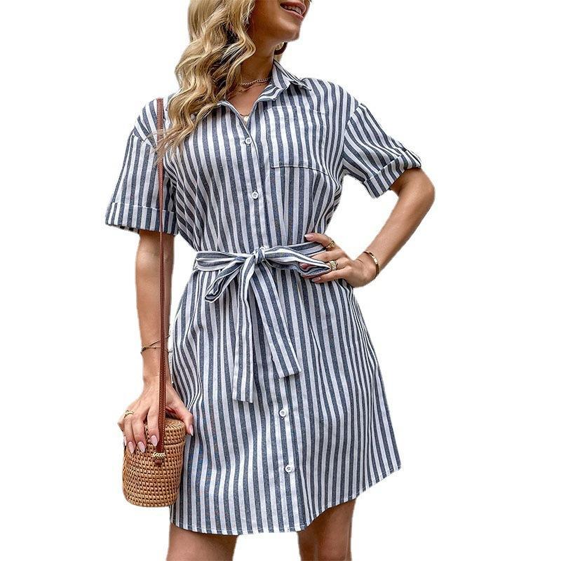 Satin Mayer Paisley Button Down Shirt Dress
