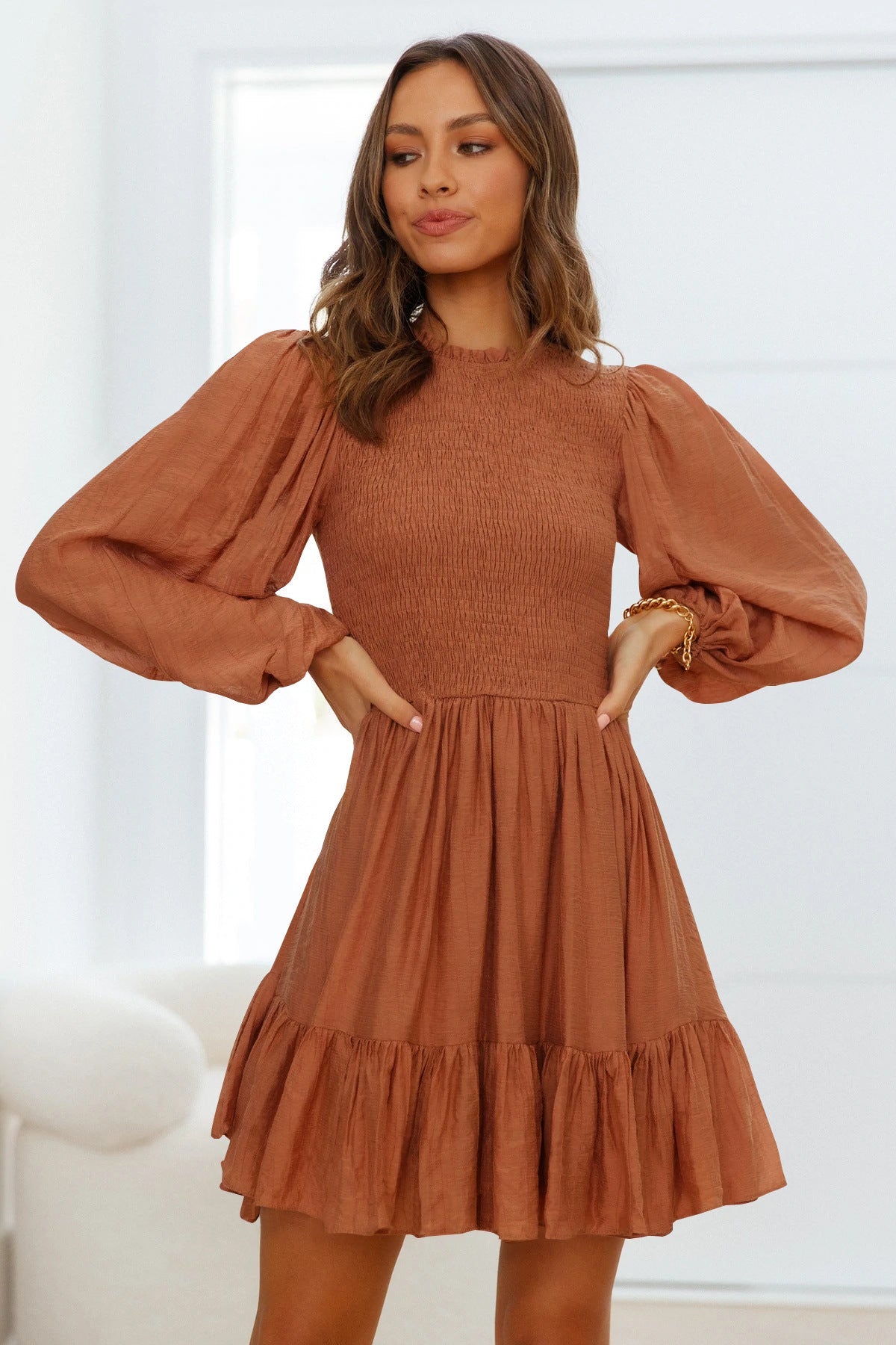 Chiffon Vara Ruffle Dress FINAL