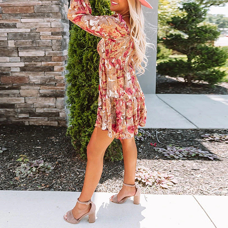 Golden Gate Bloom Babydoll Tunic