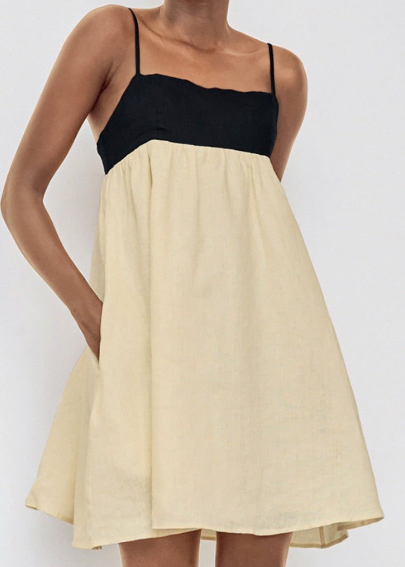Two Adele Tone A Line Mini Dress