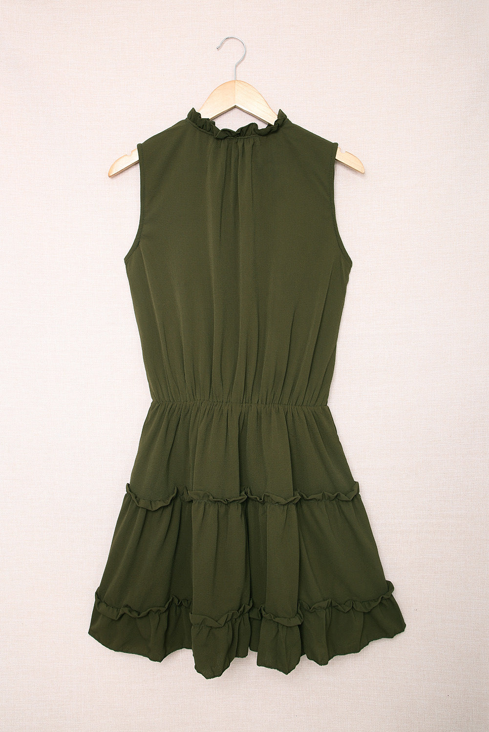 At Wild Heart Babydoll Dress Olive
