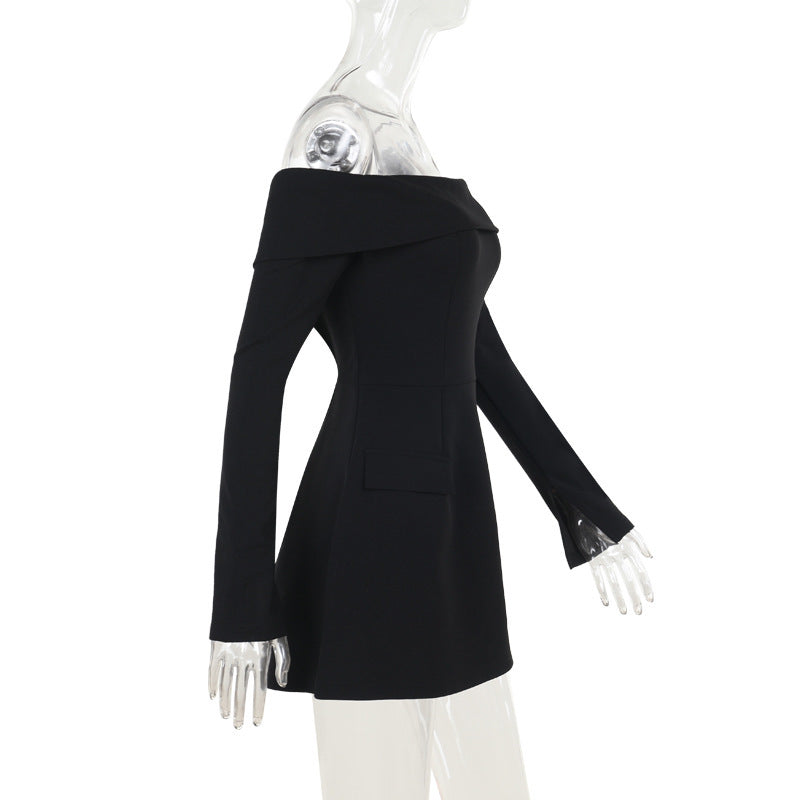 2.0 Barbara Off Shoulder Mini dress Black